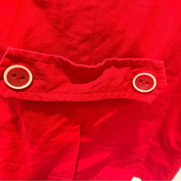 GAP Red Double Breasted Coat Jacket Women’s Size M - Picture 6 of 14